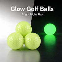 Balles de golf lumineuses Premium XJT, balles de golf fluorescentes qui brillent dans le noir, balles d'entraînement pour l'entraînement nocturne, fournisseur en gros personnalisé