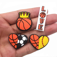 Breloques de chaussures de sport en PVC personnalisées, style dessin animé, DIY, réutilisables, ornements pour sabots, accessoires, décorations pour chaussures de basket-ball