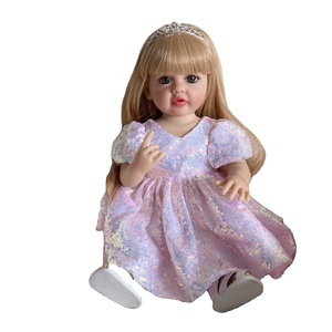 Yeezwood Muñecas Bebé Reborn <span class=keywords><strong>de</strong></span> <span class=keywords><strong>Silicona</strong></span> <span class=keywords><strong>de</strong></span> 55CM con Función Musical, Muñecas Realistas para Niños Pequeños, Lindos Juguetes y Regalos para Niños - Product Image 2