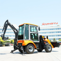 Pour MYZG 1Ton Mini chargeuse frontale électrique compacte pour petite ferme et chenille de construction avec 1 an de garantie