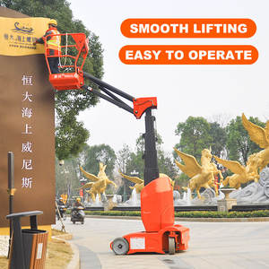 5.5 m 8m 10m 300Kg 200Kg אנכי חשמלי מעלית הידראולי אדם אחד מיני בום להרים אווירי נייד פלטפורמת מעלית מספריים - Product Image 3