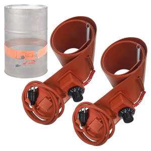 Calentador eléctrico de silicona para bidón de 200 litros (55 galones) de 2 kW con termostato ajustable de 0-150 grados Celsius - Product Image 1