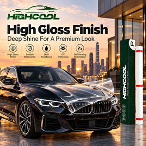 ฟิล์มกันรอยรถยนต์คุณภาพสูง HIGHCOOL ฟิล์มใสป้องกันรอยขีดข่วน TPU สำหรับปกป้องสีรถ - Product Image 1