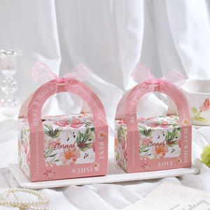 Boîte Cadeau de Luxe pour Pâtisseries et Biscuits avec Poignée et Ruban – Idéale pour Chocolats, Macarons et Autres Aliments – Finition Brillante - Product Image 4