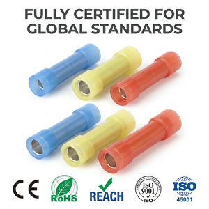 Connecteurs à sertir en cuivre étamé de qualité supérieure, isolés au nylon, certifiés CE, RoHS, REACH, ISO9001, 45001, bornes de raccordement de fils électriques 600V - Product Image 5