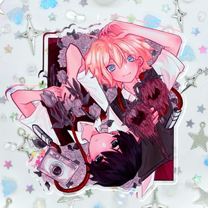 Support en acrylique OEM/ODM Omori, Charme en acrylique double face Basil Sunny, Cadeau Fanart de jeu vidéo - Product Image 4
