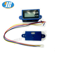 7-Digit LCD Digital Display Coin Counter Meter listrik permainan Arcade suku cadang mesin dengan lampu latar plastik dapat direset