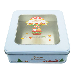 OEM fabbrica offerta multifunzionale PVC albero di natale <span class=keywords><strong>regalo</strong></span> scatola di latta per caramelle torta di biscotti confezione Idea <span class=keywords><strong>regalo</strong></span> di natale - Product Image 4
