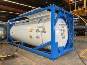 <span class=keywords><strong>Contenedor</strong></span> de Transporte Imdg Swap <span class=keywords><strong>Isotank</strong></span> T14, Tanques de Plástico PE Revestidos de Acero para Reactivos Químicos, Hidróxido de Sodio - Product Image 5