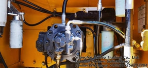 Excavatrice Volvo d'occasion 210 BL 21 tonnes Matériel de construction avec moteur central et composants de pompe Excavatrice sur pneus 210blc - Product Image 6