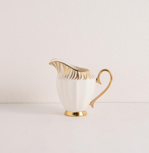 Nuevo Juego de Té de Porcelana Fina con Diseño de Hojas Doradas, Tetera, Taza, Platillo y Plato de Cerámica, para Restaurante, Hotel, Regalo de Boda, Venta al por Mayor - Product Image 5