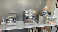 Machine coréenne multifonctionnelle Bingsu pour faire de la crème glacée à la tarte à la neige Machine à glaçons à flocons de neige autonettoyante