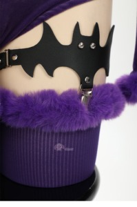 <span class=keywords><strong>Disfraz</strong></span> de Cosplay de Gengar de Anime Ecowalson para <span class=keywords><strong>Mujer</strong></span> Body Sexy con Capucha de <span class=keywords><strong>Conejita</strong></span> Pijama de Peluche de Dibujos Animados Uniforme de Mameluco Kawaii - Product Image 5