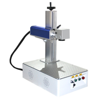 Machine de marquage laser à fibre de bureau 20W JPT Source graveur laser portable de haut niveau de sécurité pour le marquage de la pierre métallique