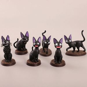 6 PIÈCES/ENSEMBLE Figurines <span class=keywords><strong>de</strong></span> <span class=keywords><strong>chat</strong></span> <span class=keywords><strong>Jiji</strong></span> <span class=keywords><strong>de</strong></span> <span class=keywords><strong>Kiki</strong></span>'s Delivery Service pour micro-paysages, décorations <span class=keywords><strong>de</strong></span> jardins et pots, figurines d'action, jouets - Product Image 2