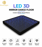 Panneau de scène LED portable de haute qualité à épissure magnétique pour piste de danse 3D, idéal pour mariages, fêtes, bars et événements