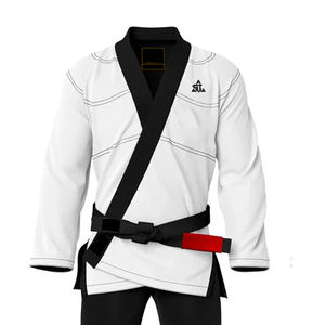 Traje de uniforme BJJ GI de diseño personalizado de alta calidad, nuevo modelo, ropa de artes marciales ligera de Color sólido a la venta - Product Image 4