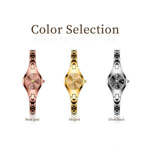 OLEVS 7082 Montre à quartz authentique pour femme avec bracelet en acier tungstène - Style unique et montre polyvalente 2025 - Product Image 4