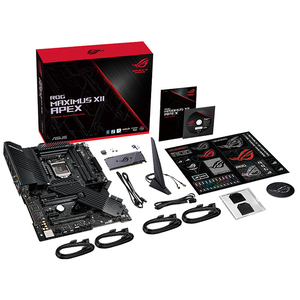 เมนบอร์ด <span class=keywords><strong>ASUS</strong></span> ROG MAXIMUS XII APEX มือสอง Z490 (<span class=keywords><strong>WIFI</strong></span> <span class=keywords><strong>6</strong></span>) LGA 1200 รองรับซีพียู Intel เจนเนอเรชั่น 10 เมนบอร์ดเกมมิ่ง ATX - Product Image 5
