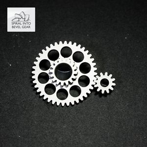 Módulo de acero SCM415 2 engranajes rectos con 28 dientes JIS estándar CNC mecanizado ISO9001 piezas OEM certificadas - Product Image 1