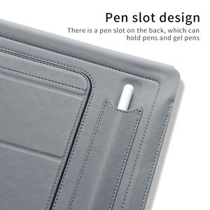 BUBM High-End 4 в 1 чехол для ноутбука НОВЫЙ лакированный с подставкой и стилусом держатель из искусственной кожи - Product Image 5