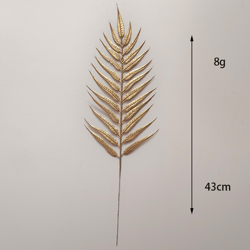 Feuilles d'arbre en fer doré