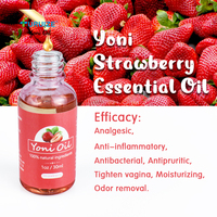 Furuize Feminine Eliminates Odor Yoni Olie Intieme 30ml Fruitgeur Aardbei Zoete Massage Olie Yoni Olie