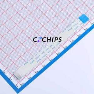 FFC-0.5-17-100-B-4-8 FFC Cable (Flexible Flat Cable) P=0.5mm Connector 17P 0.5mm 0.3mm Reverse - Product Image 1