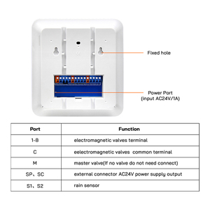 Controlador de aspersor inteligente WiFi Tuya, aplicación de Control de voz, 8 zonas de riego de temporizador, dispositivo de riego automático eléctrico para el hogar, fábrica - Product Image 5