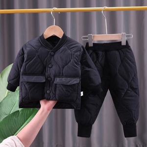 Nouvelle collection hiver automne vêtements pour bébés garçons, manches longues, pantalons Parkas en coton, costume de Ski chaud, vêtements pour enfants, survêtements pour tout-petits 2 pièces/ensemble - Product Image 1
