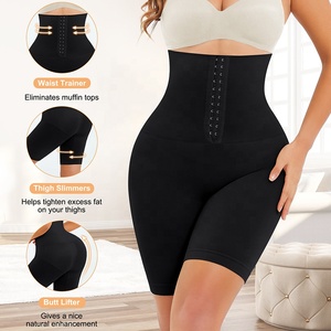 Cintura alta adelgazante colombiano levantamiento de glúteos Control de barriga pantalones cortos bragas moldeador de cuerpo sin costuras para mujeres - Product Image 4