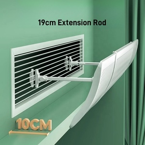 Có thể điều chỉnh trung tâm AC Lưu lượng không khí làm lệch hướng chống trực tiếp thổi baffless có thể thu vào cửa hàng không khí gió lá chắn cho nhà - Product Image 3