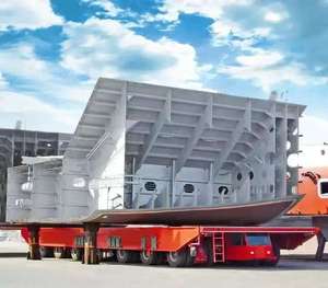 Nouveau grand niveleur de quai électrique à entraînement hydraulique transporteur modulaire automoteur relevable contrôlable à distance - Product Image 3