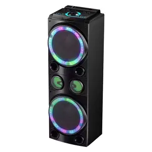 LEISOUND 2023 Mais populares duplo 10 polegada de áudio profissional com amplificador blue tooth speaker caixa de som