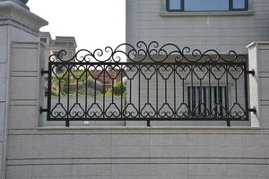 Valla de hierro forjado residencial, valla de Metal con adornos decorativos de hierro forjado, valla de acero para venta al por mayor - Product Image 4