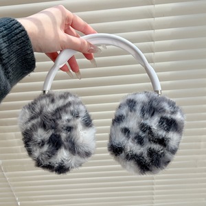 Étui pour casque audio en fourrure douce de couleur contrastante, housse de protection pour <span class=keywords><strong>Airpods</strong></span> <span class=keywords><strong>Max</strong></span> et <span class=keywords><strong>Airpods</strong></span> <span class=keywords><strong>Max</strong></span> 2 - Product Image 2
