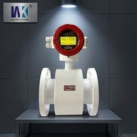 Medidor de Flujo de Agua Magnético Digital de Alta Precisión (±0.5%) DN15-DN3000 WKLD, Medidor de Flujo Electromagnético Industrial Anticorrosión