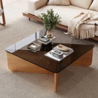 Table basse moderne, classique et minimaliste, meubles de salon pour la maison, utilisation en intérieur, pour le salon, le restaurant et l'hôtel.