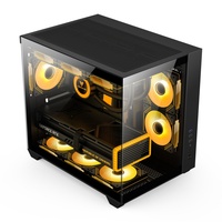 AntarcChill Custom Wholesale ATX Tower PC Computer Case Tempered Glass Window PC Computer Gaming Case Desktop