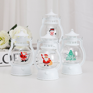 Trung tâm mua sắm ăn mặc cầm tay đèn <span class=keywords><strong>Led</strong></span> nhỏ đèn lồng dạ quang giáng sinh trang trí treo đèn Santa Elk <span class=keywords><strong>Lantern</strong></span> - Product Image 2