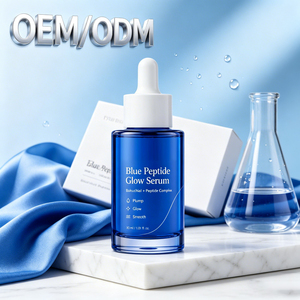 Sérum facial au cuivre bleu à marque privée, anti-rides, boostant le collagène, hydratant et réparateur pour la peau, fabrication OEM - Product Image 1