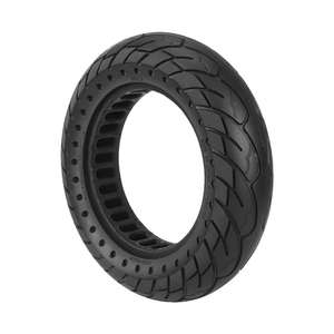 Neumático sólido de 10 pulgadas 10*2.5 con ranura de 37 mm, neumático hueco de goma a prueba de explosiones con diseño de panal de abeja 10X2.5 para patinete eléctrico. - Product Image 4