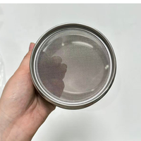 Tamis d'essai standard en acier inoxydable, tamis de laboratoire rond, tamis à sol, tamis à mailles pour l'analyse des particules industrielles, jardinage