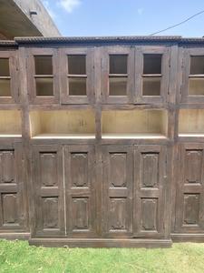 Almirah ไม้เนื้อแข็ง2ส่วนแบบพรีเมี่ยมที่ทันสมัยตู้เสื้อผ้าอินเดียคลาสสิกสำหรับบ้านห้องนอนห้องนั่งเล่นที่เก็บของในบ้านเฟอร์นิเจอร์ห้องครัว - Product Image 3