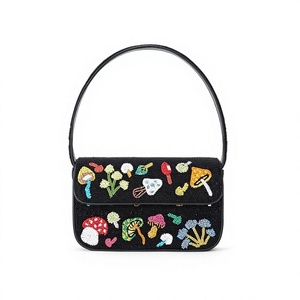Nuevo Bolso de Lona de Moda de la Mejor Calidad con Estampado Floral Colorido, Colores Mezclados, Forma Personalizada, Bolso Promocional de Uso Diario para Mujer - Product Image 6