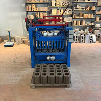 Production de briques creuses de 6 pouces très demandées, machine à fabriquer des briques 4-35, machine à former des blocs de ciment