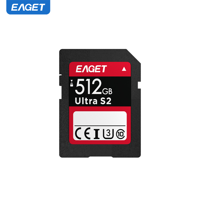 EAGET S2-2 TF Card Carte Sd 32GB/64GB/128GB/256GB/512GB Mini Carte Tarjeta Sd Original Plastic Memory TF Card