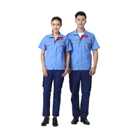 Uniformes d'été Veste unisexe Industrial Worker Farmer Breathable Cotton & Polyester Custom Logo