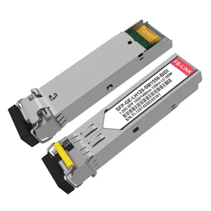 מרחק ארוך 1.25G BIDI SFP 1490nm 1550nm 120km 1 ליבה LC Gigabit מיני Gbic מקלט אופטי מחיר SFP מודול 120km