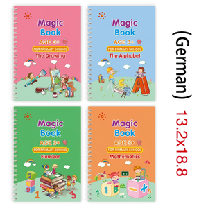Libri di Calligrafia per Bambini in Francese, Tedesco, Arabo, Spagnolo e Inglese, Quaderni Educativi per l'Apprendimento dell'Alfabeto - Product Image 6